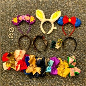 BIG BAG OF HAIR ACCESSORIES HAIR BOWS